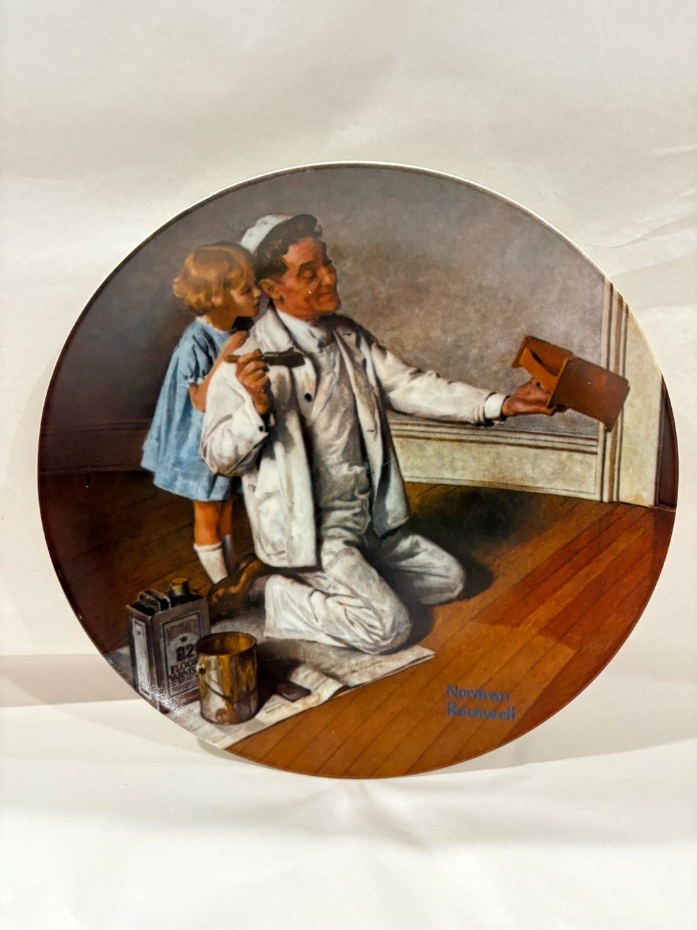 Norman Rockwell Collector Plate - ‘The Painter’